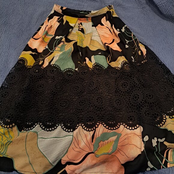 Floral Tiered Skirt - Picture 1 of 1